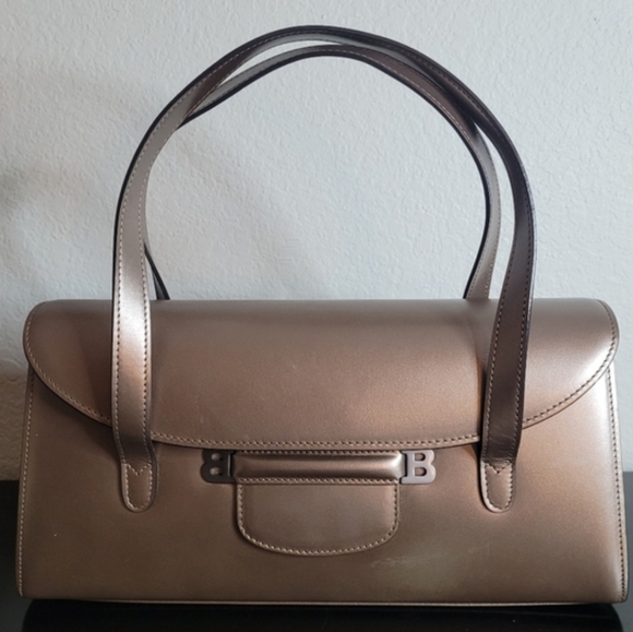 Bally Handbags - VINTAGE BALLY VESPER SHOULDER BAG WITH COA